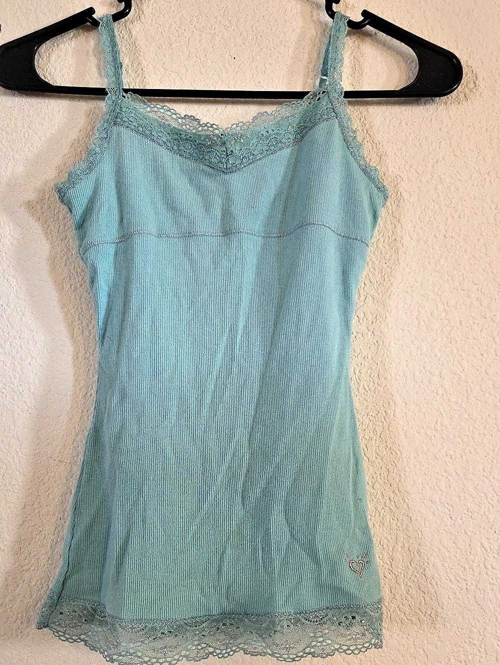 Justice Lace Trim Chemise in Blue Size 10